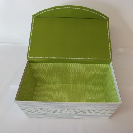 Coffret Carton aimanté vert