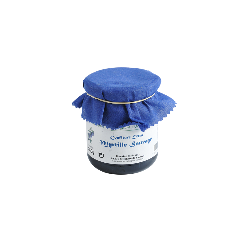Confiture de Myrtille Sauvage 250gr