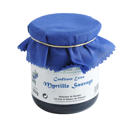 Confiture de Myrtille Sauvage 250gr