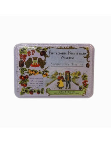 Demi boîte métal Pâtes de Fruits Violette 280g
