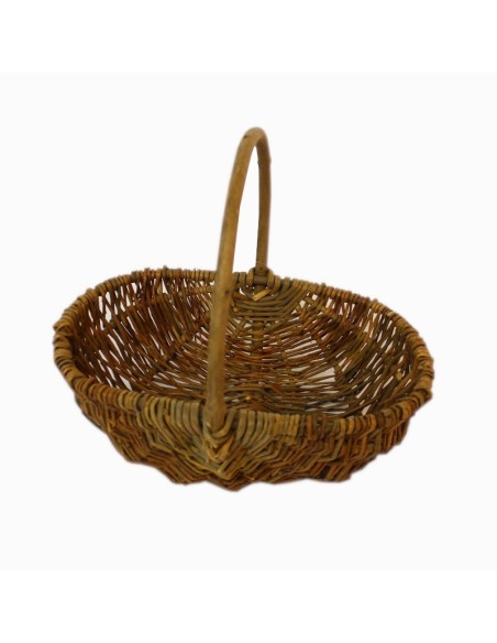 Petit panier en osier avec anse