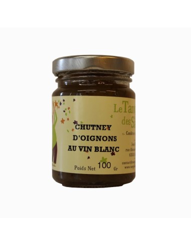 Chutney d'oignons au vin blanc