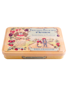 Pâtes de Fruits, demi boîte métal 220gr