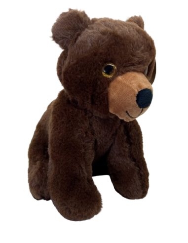Ours Brun Assis 24cm