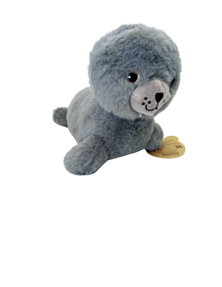 Phoque Peluche gris