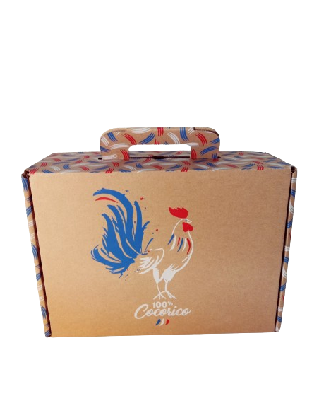 Valisette carton Cocorico 33cm