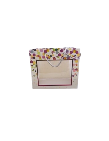 Sac Papier Bulles/Violet PM