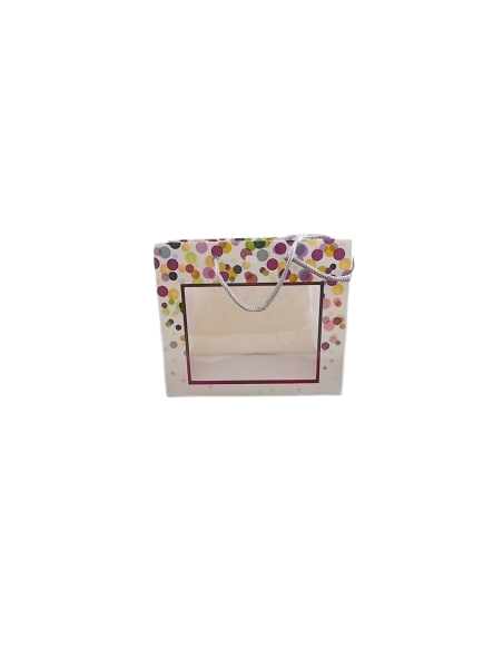 Sac Papier Bulles/Violet PM
