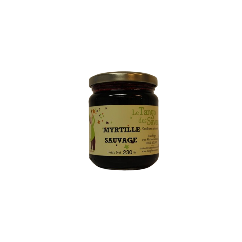 Confiture Myrtille Sauvage 230gr