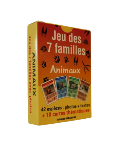 Jeu des 7 familles Animaux