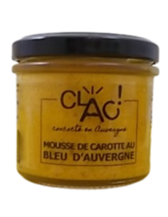Tartinable Bio "Mousse de Carotte au Bleu d'Auvergne"