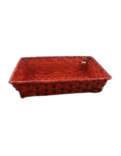 Corbeille en Osier rouge PM