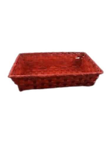 Corbeille en Osier rouge PM