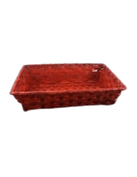 Corbeille en Osier rouge PM