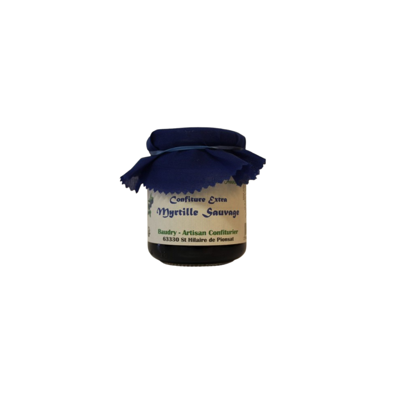 Confiture de Myrtille Sauvage 250gr