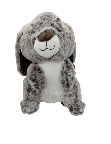Lapin Assis aux Yeux Paillettés 25cm