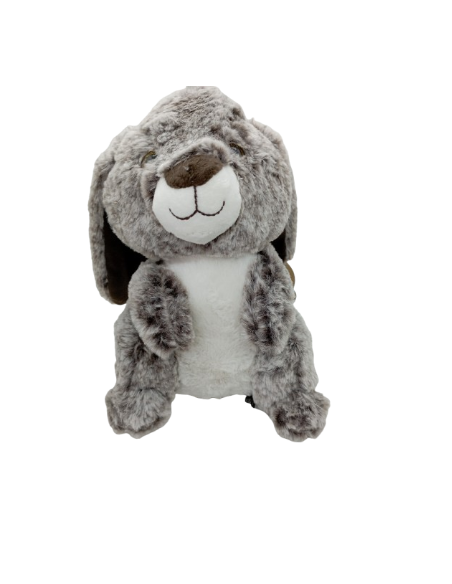 Lapin Assis aux Yeux Paillettés 25cm
