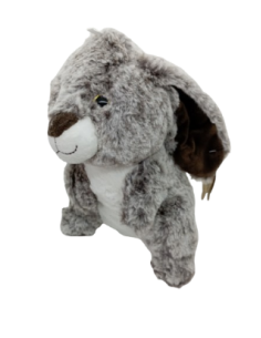 Lapin Assis aux Yeux Paillettés 25cm