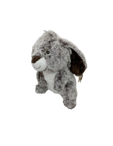 Lapin Assis aux Yeux Paillettés 25cm