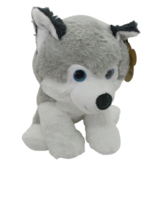 Chien Husky Yeux Paillettés 23 CM 2