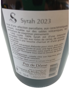 Boudes Syrah Vin rouge 2