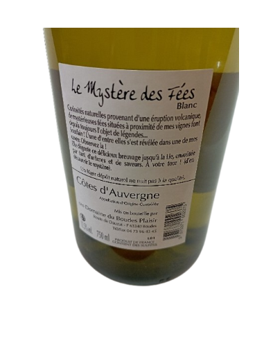 Boudes Vin Blanc Le Mystère des Fées