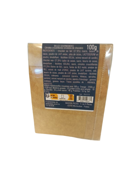 BILLES enrobées de Chocolat