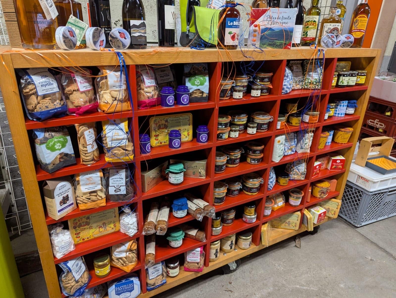 Rayon de la boutique